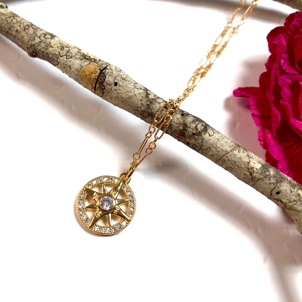 Star Necklace, Celestial, North Star, Polaris
